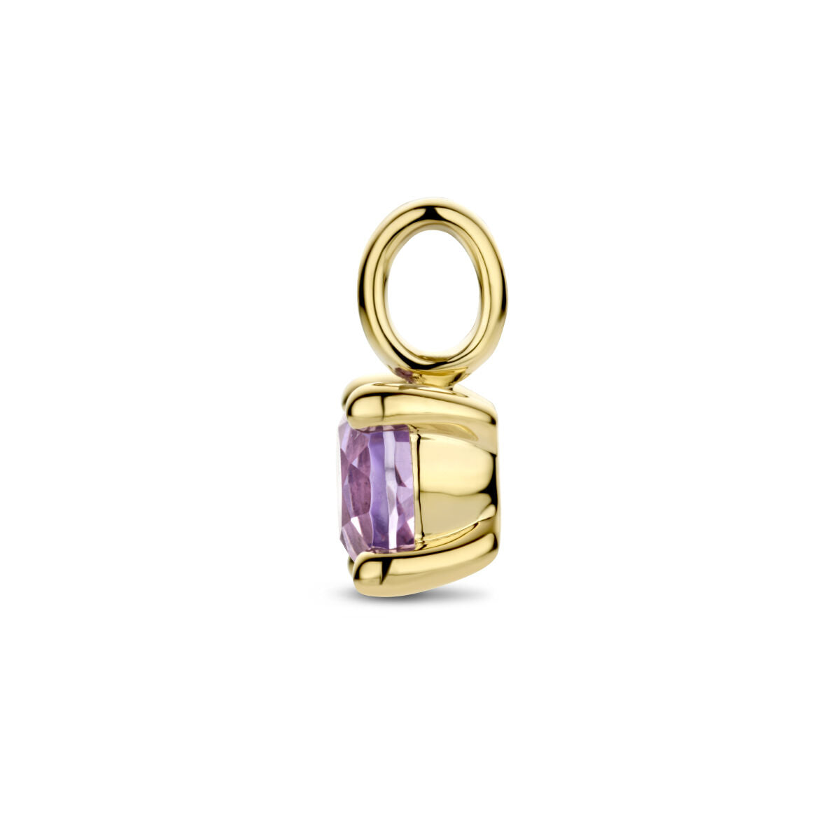Fantasy Collection Hanger amethist 14K geelgoud