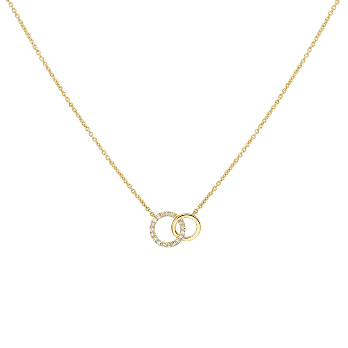Fantasy Collection 14K Geelgouden Diamanten Ketting 4018654