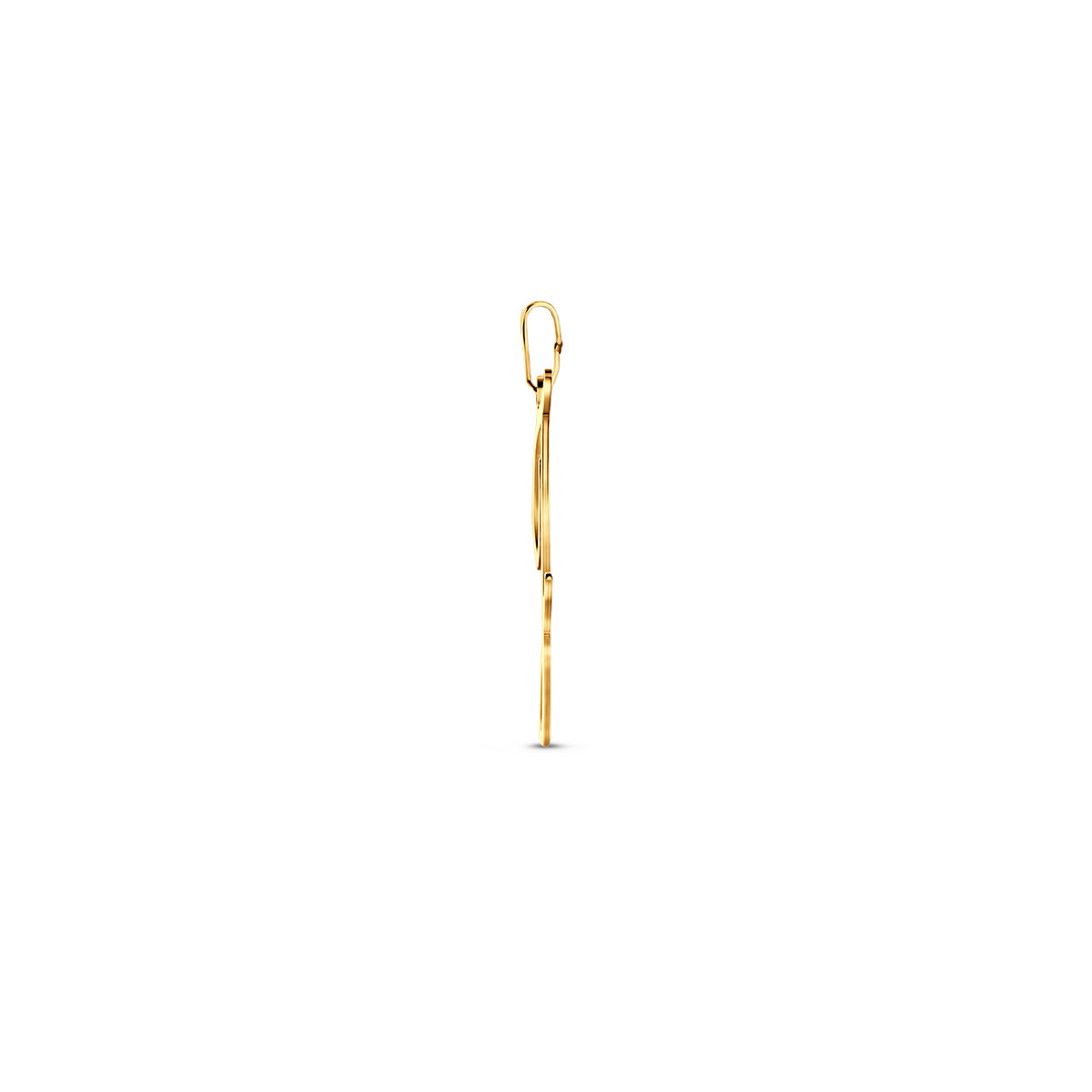 Hanger sierletter J 20 mm 14K geelgoud #Letter_J