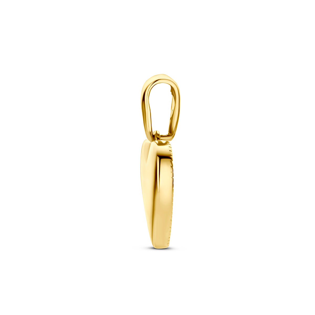 Hanger hart 9K geelgoud 10,5 mm