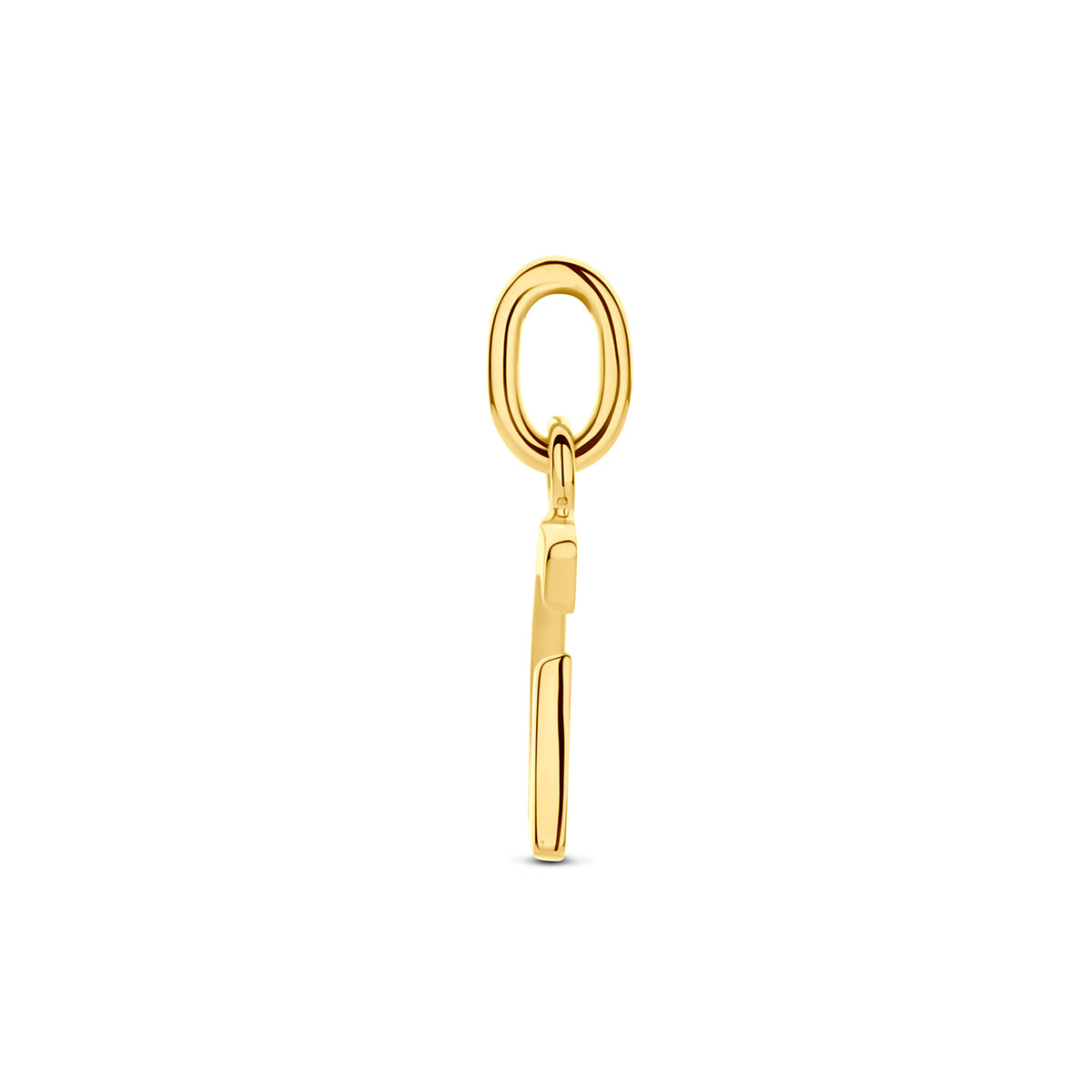 Hanger letter G 12 mm 14K geelgoud #Letter_G