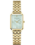 Rosefield horloge OGGSG-O71 Octagon XS Green MOP Steel Gold - PansiteNederland.nl