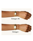 Rosefield horloge OGGSG-O71 Octagon XS Green MOP Steel Gold - PansiteNederland.nl