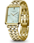 Rosefield horloge OGGSG-O71 Octagon XS Green MOP Steel Gold - PansiteNederland.nl
