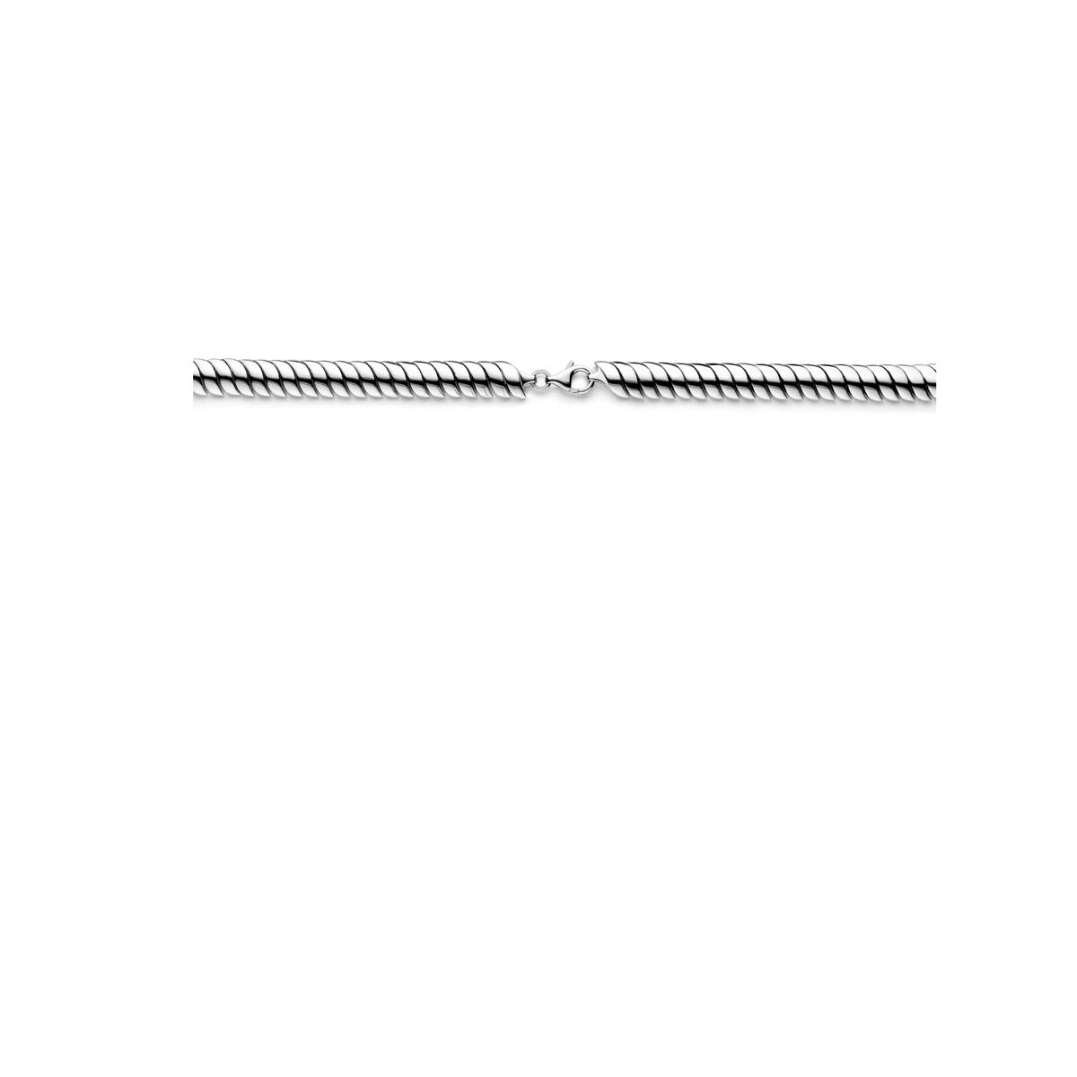 Fantasy Collection Collier omega 9 mm 45 cm zilver gerhodineerd