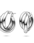 Zilveren gerhodineerde oorringen 21 mm - 1341591 - PansiteNederland.nl