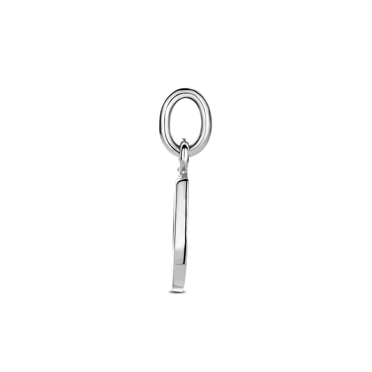 Hanger letter O 12,5 mm zilver #Letter_O