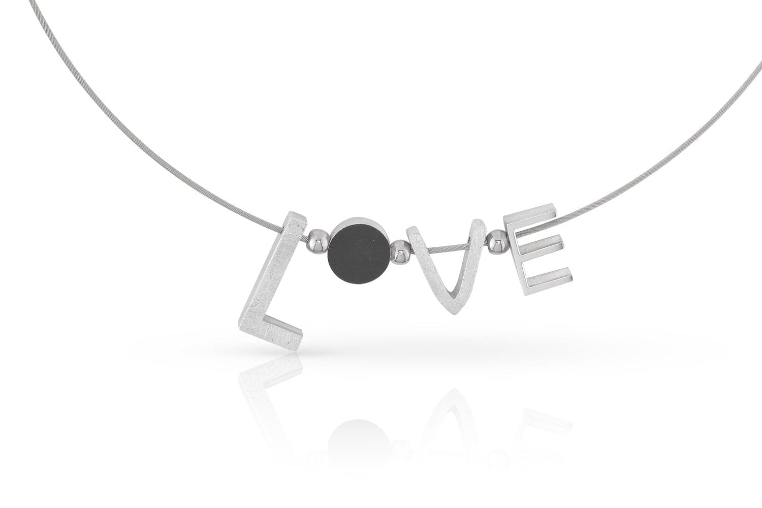 Clic LOVE Collier 45cm edelstaal - C258