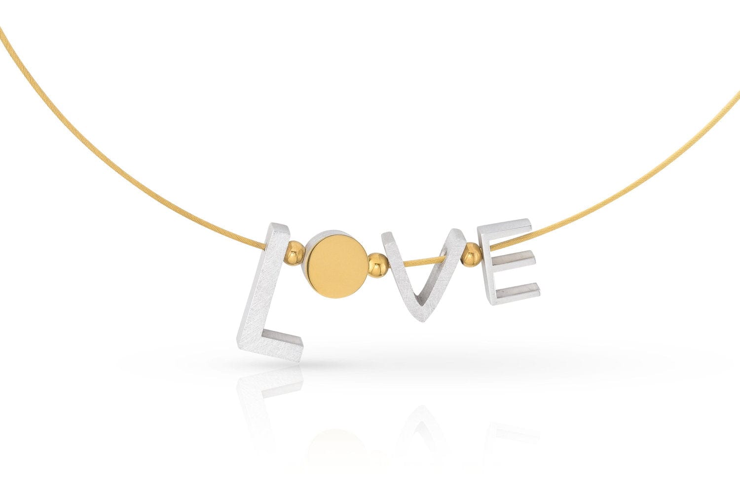 Clic LOVE Collier 45cm edelstaal - C258G
