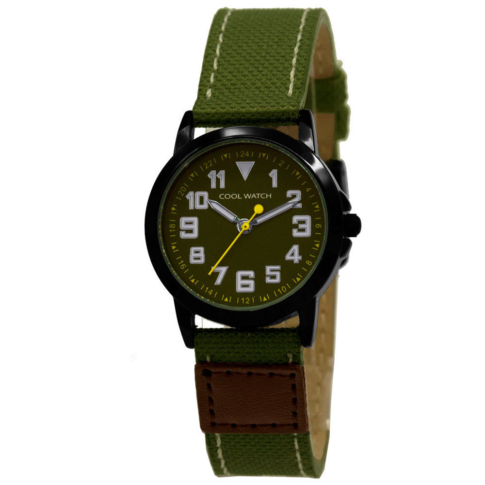 Prisma CW.246 Jongens Jort Groen Kinderhorloge