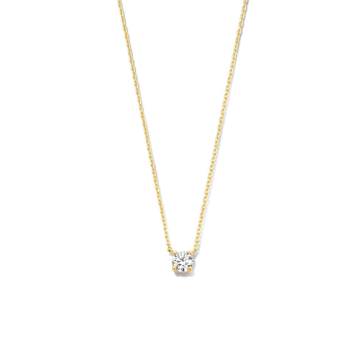 Fantasy Collection Collier zirkonia 40 - 42 - 44 cm 14K geelgoud