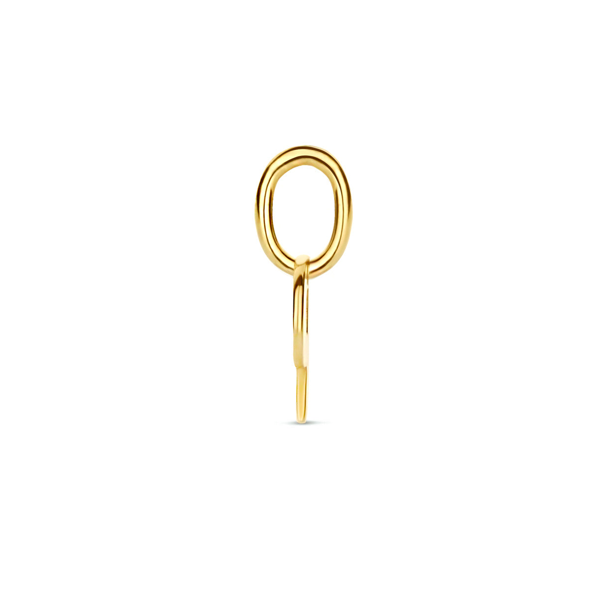 Hanger letter P 9K geelgoud #Letter_P