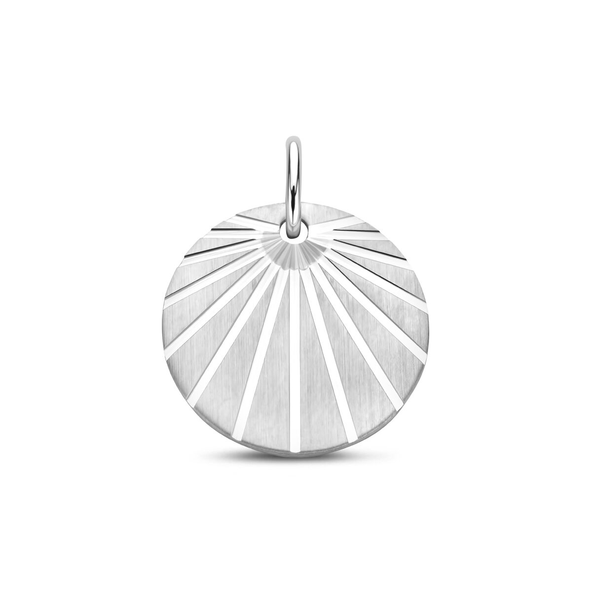 Fantasy Collection Hanger poli/mat gediamanteerd 17 mm zilver