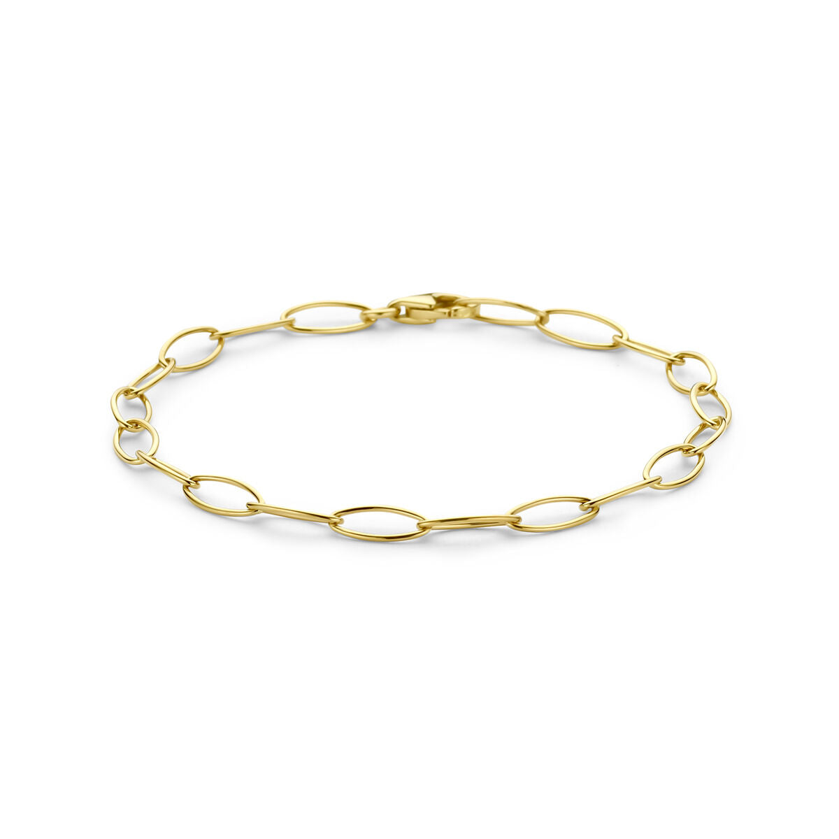 Armband 5 mm 19 cm 14K geelgoud
