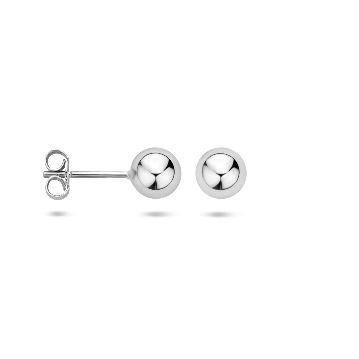 Oorbellen bolletje zilver 6 mm #Diameter (mm)_6