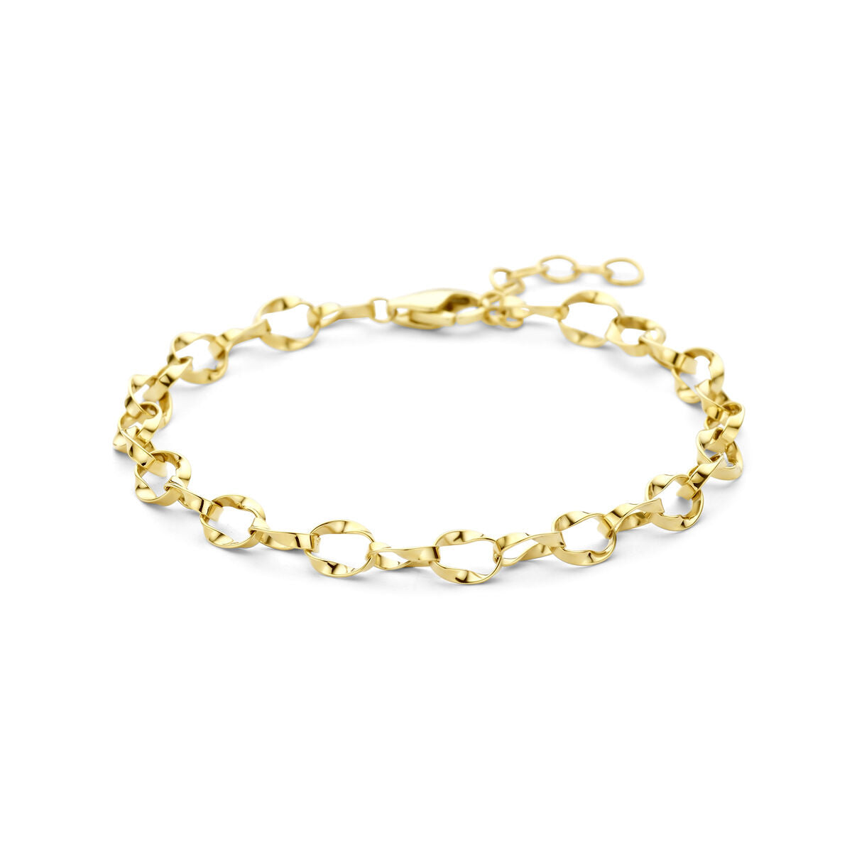 Fantasy Collection Armband 5 mm 16 + 3 cm 14K geelgoud