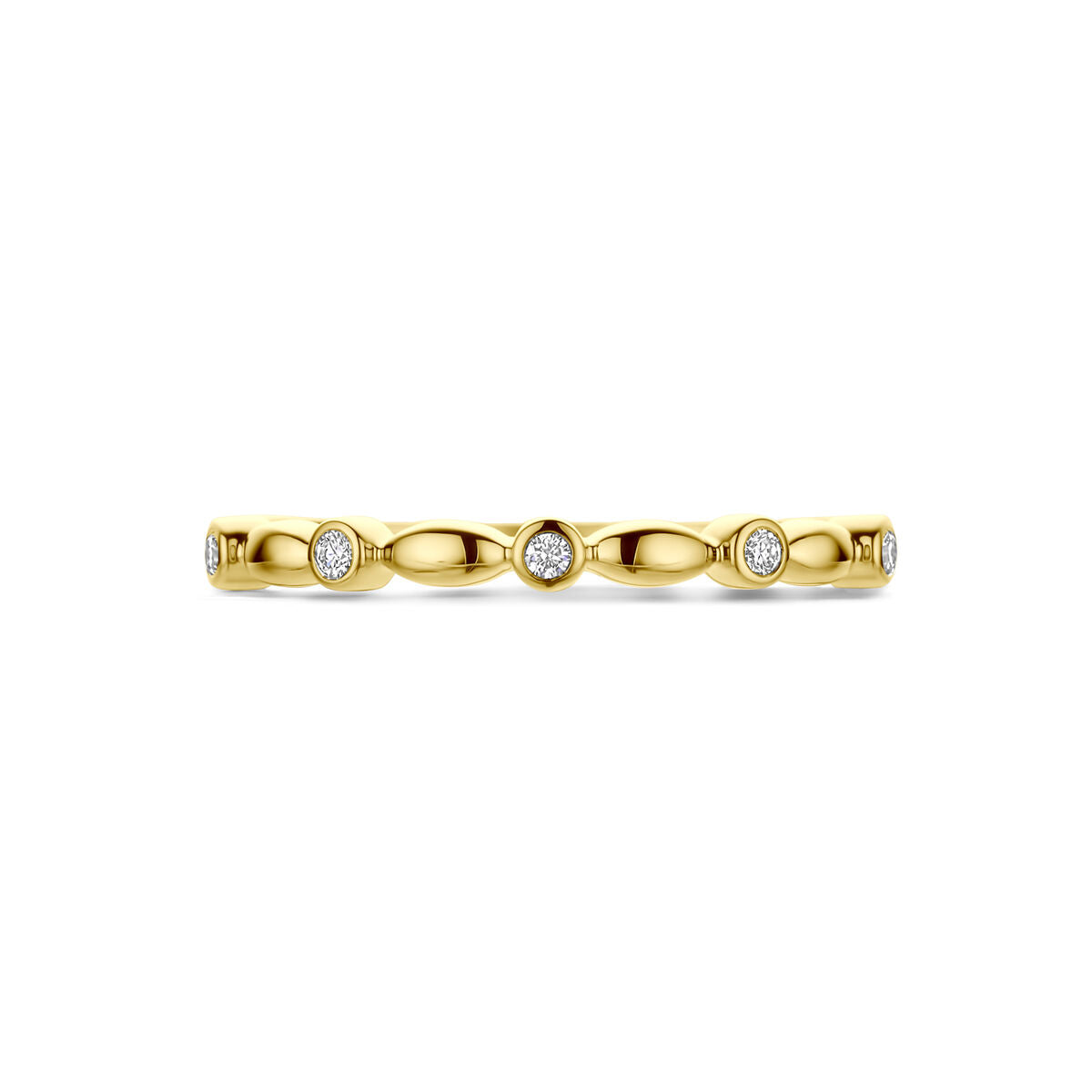 Fantasy Collection Ring diamant 0.05ct h si 14K geelgoud