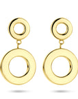 14K geelgouden oorhangers rond 33 mm - 4034404 - PansiteNederland.nl