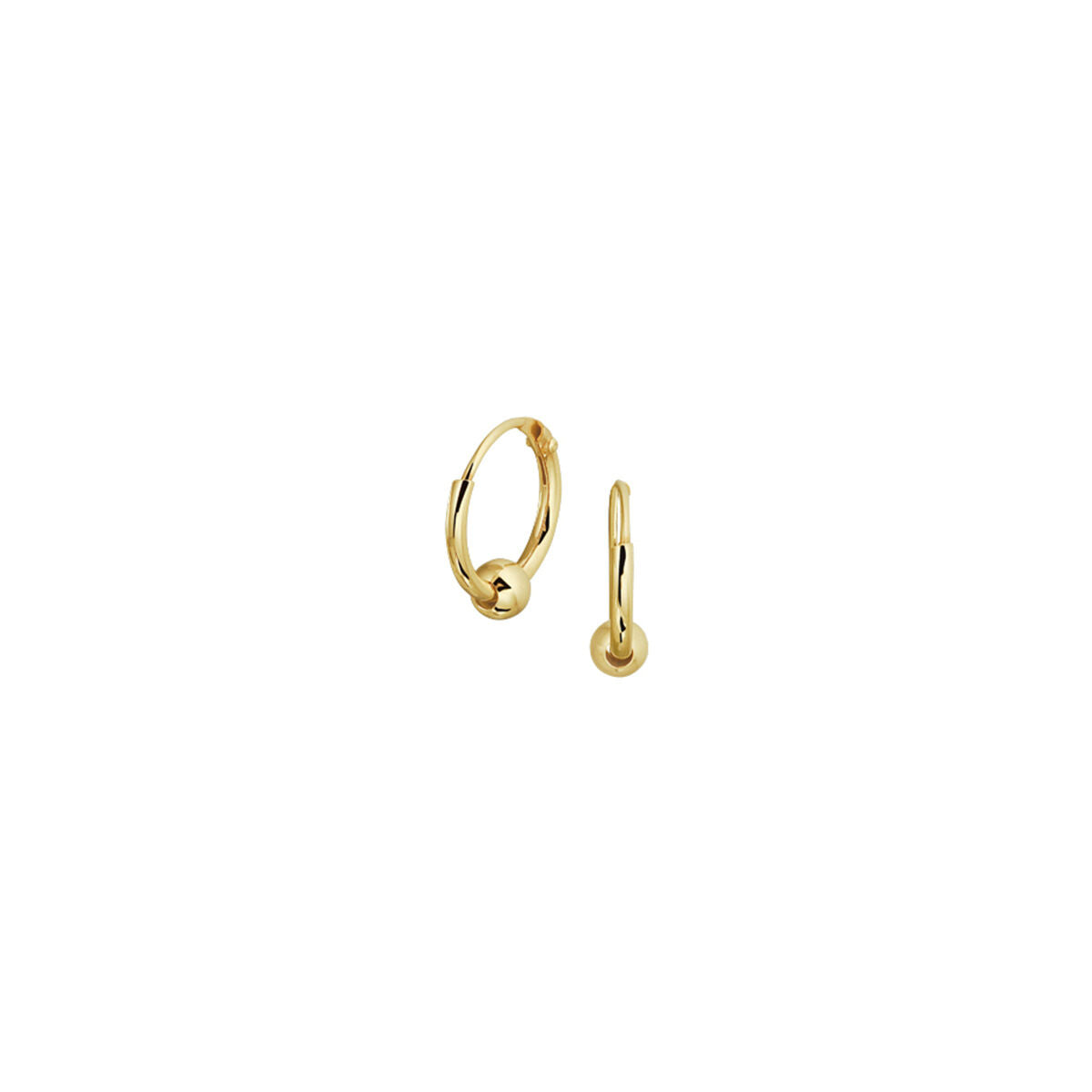 Fantasy Collection Verguld Zilveren Oorbellen voor Dames 2100707