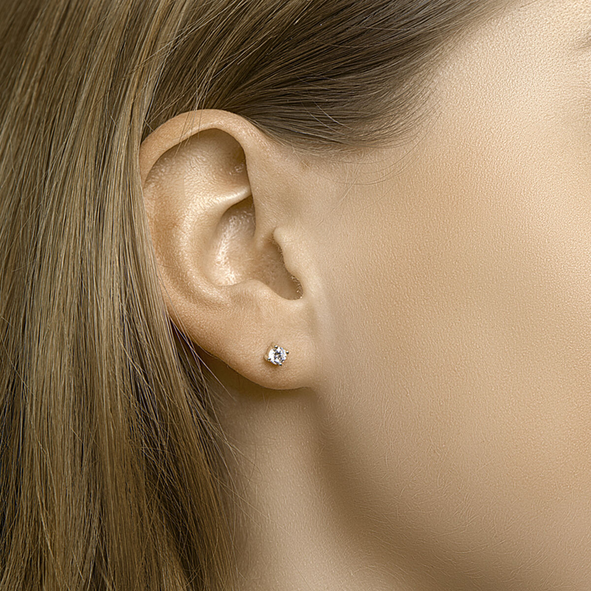 Fantasy Collection Oorbellen zirkonia 14K geelgoud