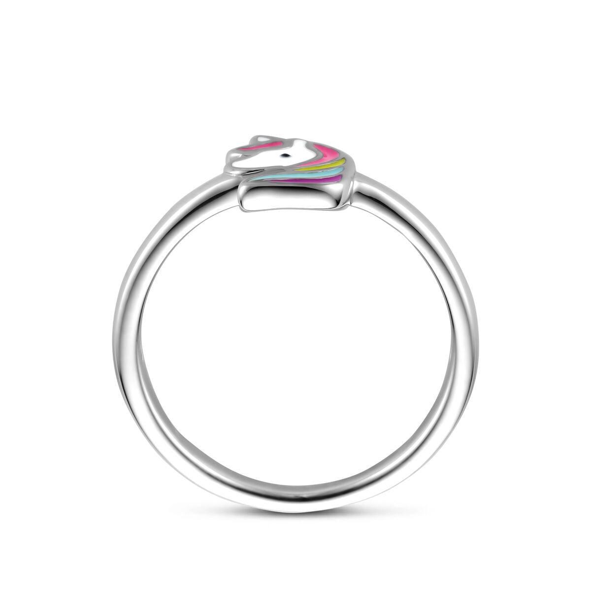 Fantasy Collection Ring emaille eenhoorn zilver