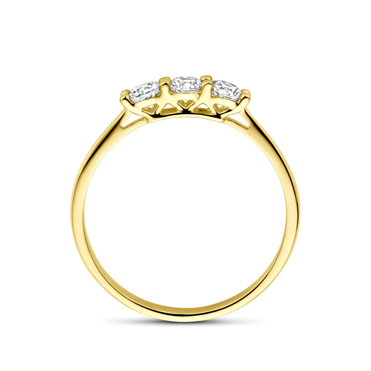 Fantasy Collection Ring zirkonia 14K geelgoud