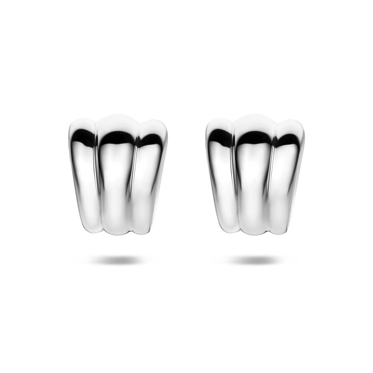 Stekeroorringen zilver gerhodineerd 20,5 mm