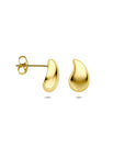 14K geelgouden oorknoppen druppel 9,5 mm - 4035104