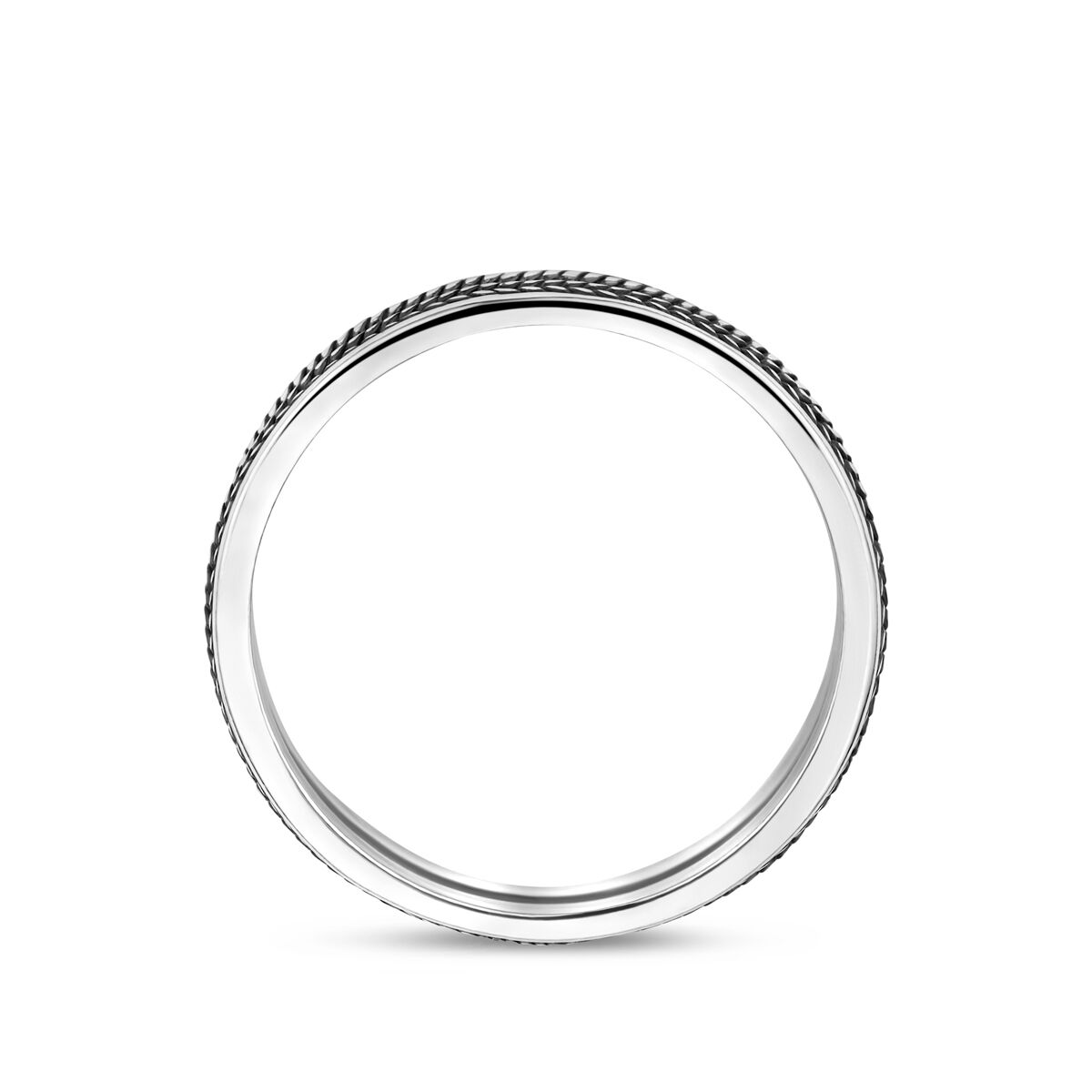Ring oxi zilver geoxideerd