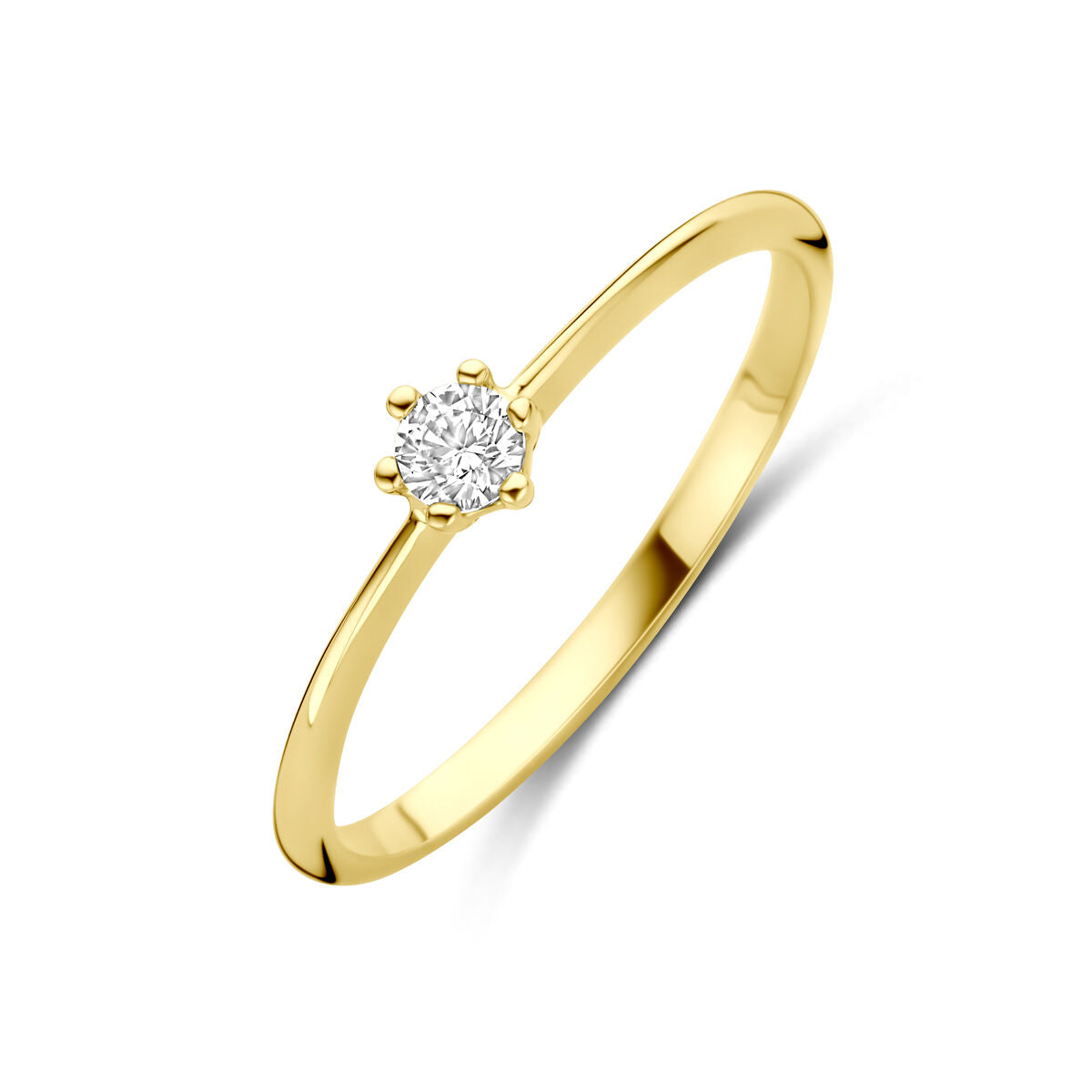 Fantasy Collection Ring zirkonia 14K geelgoud