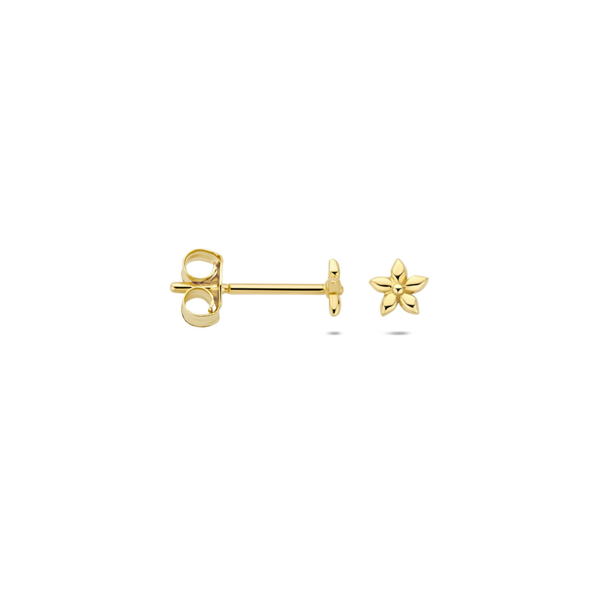 Fantasy Collection Oorbellen bloem 3,5 mm 14K geelgoud