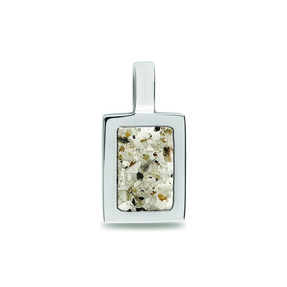 See You Rechthoekige ashanger doorzichtig zilver – RL-008 – afbeelding 1