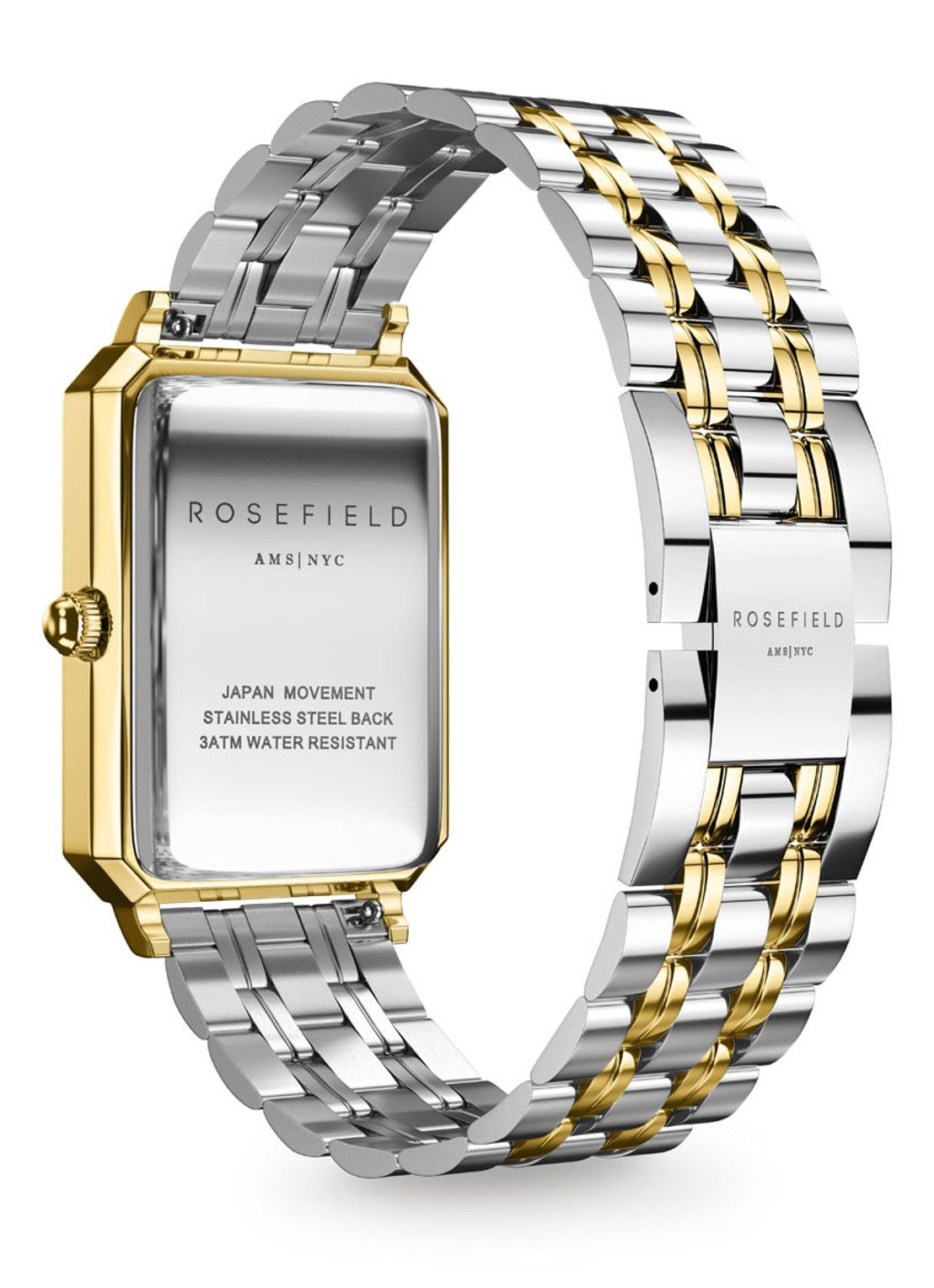 Rosefield Dameshorloge OWSSSG-O48 Goudkleurig 23x29mm