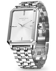 Rosefield horloge OCWSS-O41 The Octagon White Sunray Steel Silver - PansiteNederland.nl