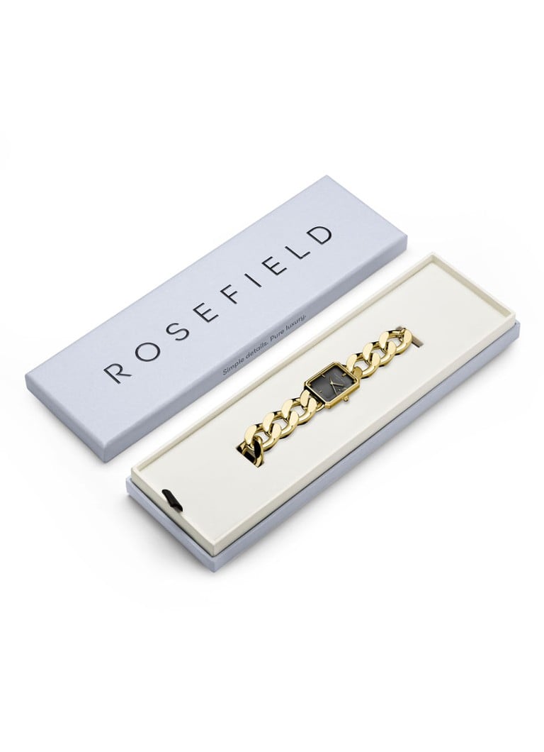 Rosefield Dameshorloge SBGSG-O57 Goudkleurig 19.5x24mm