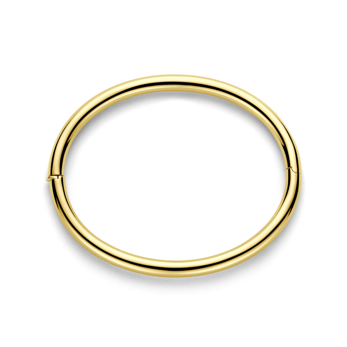 Fantasy Collection Bangle scharnier ronde buis 5 x 60 14K geelgoud