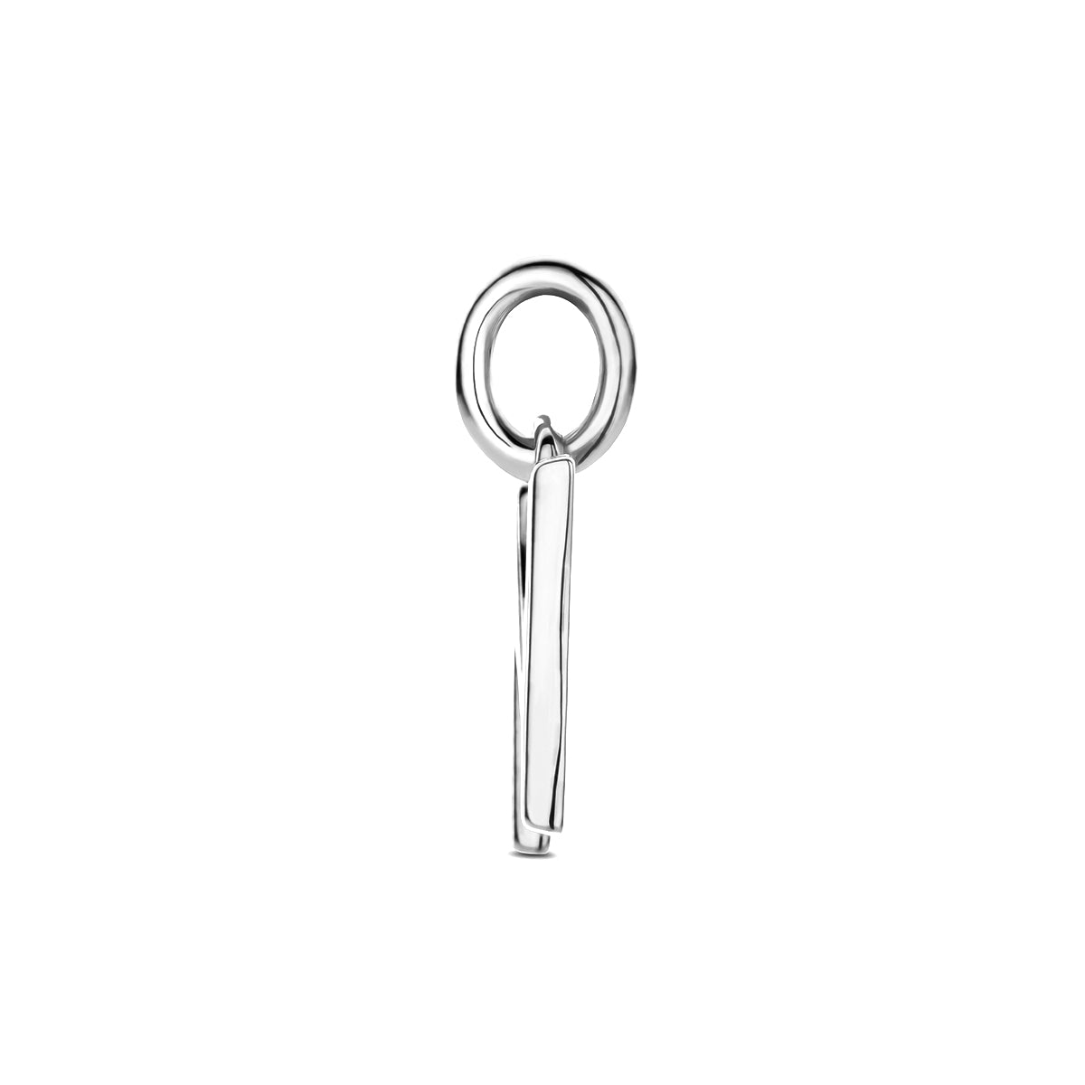 Hanger letter N 10 mm zilver gerhodineerd #Letter_N