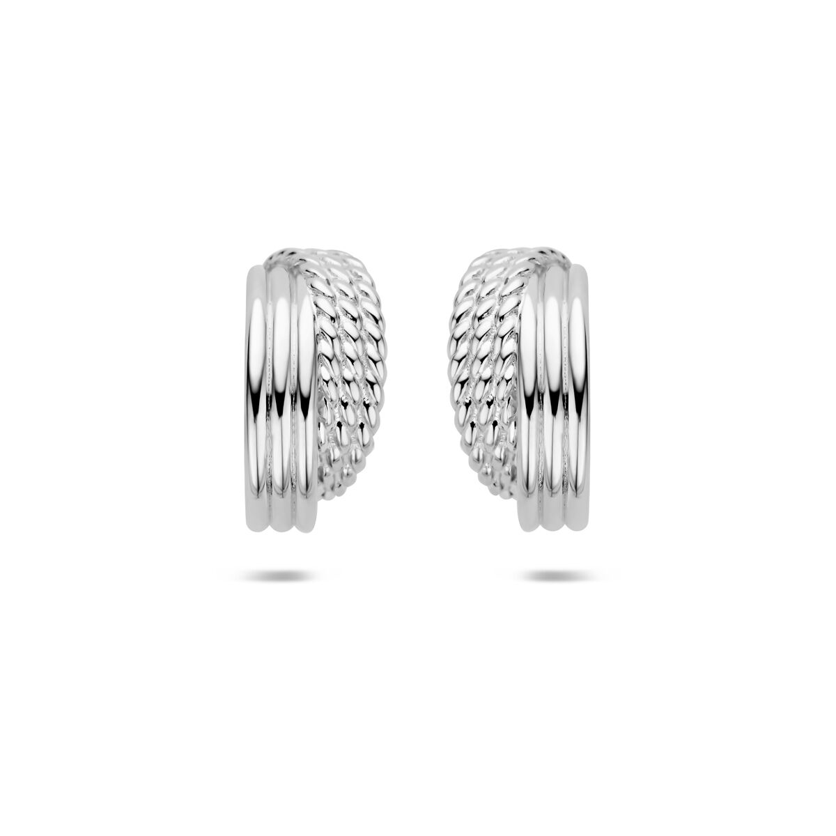 Fantasy Collection Oorbellen 16 mm zilver