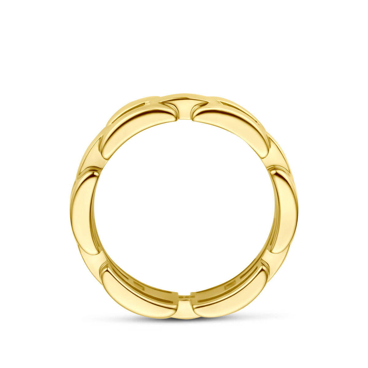 Ring schakel 14K geelgoud 5.5 mm