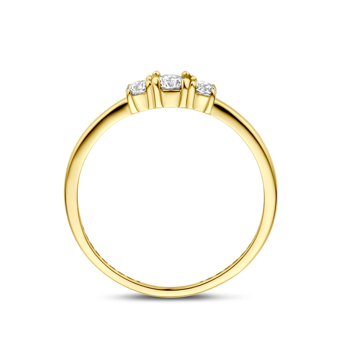 Fantasy Collection 9K ring zirkonia 9K geelgoud
