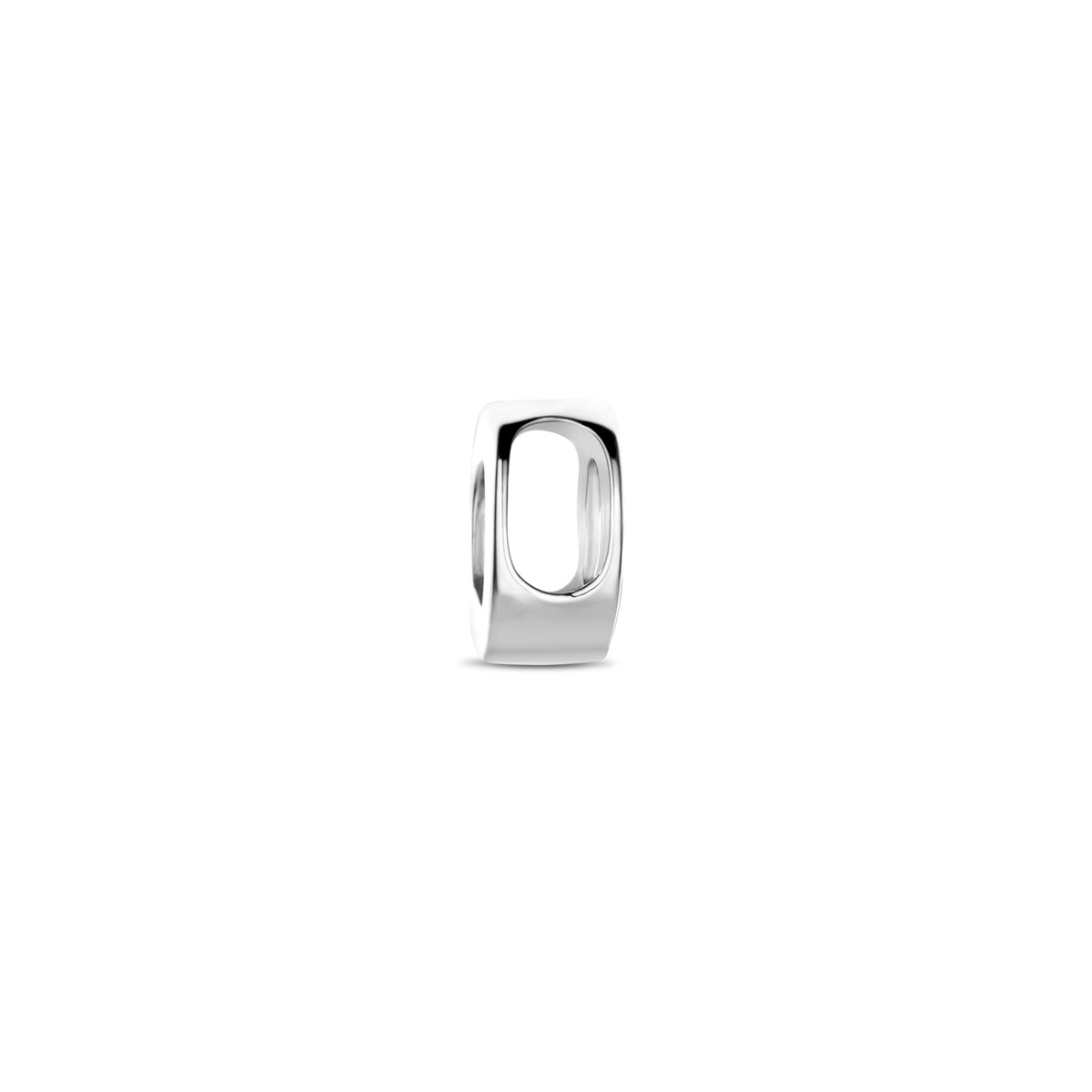 Hanger letter O 6 mm zilver #Letter_O