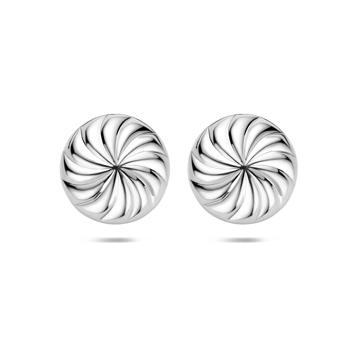 Fantasy Collection Oorbellen knoop 18 mm zilver
