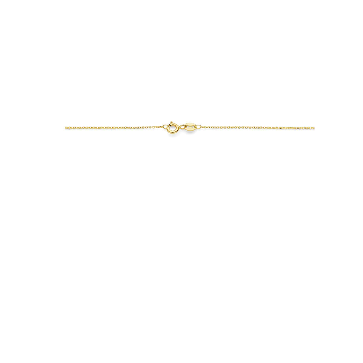 Fantasy Collection Collier buisjes 1 mm 45 cm 14K geelgoud