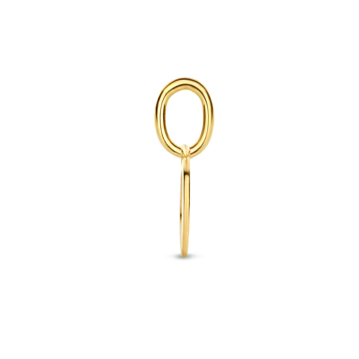 Hanger letter O 9K geelgoud #Letter_O