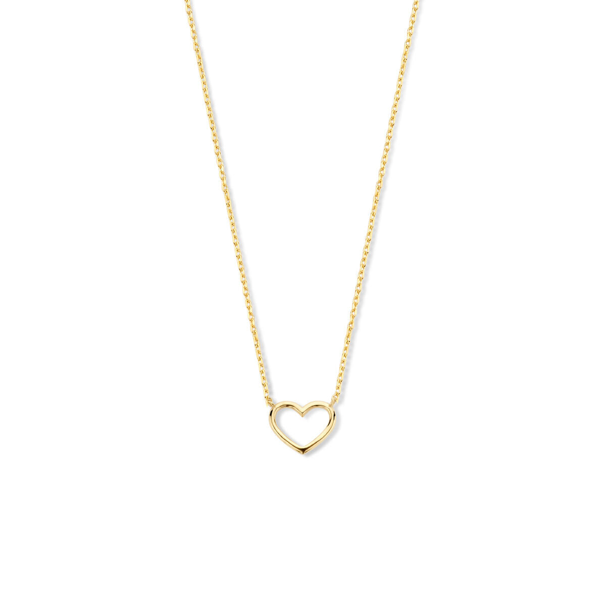 Fantasy Collection Collier hart 40 - 42 - 44 cm 14K geelgoud