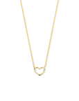 14K geelgoud collier hart 0,8 mm 40 - 42 - 44 cm 4022749