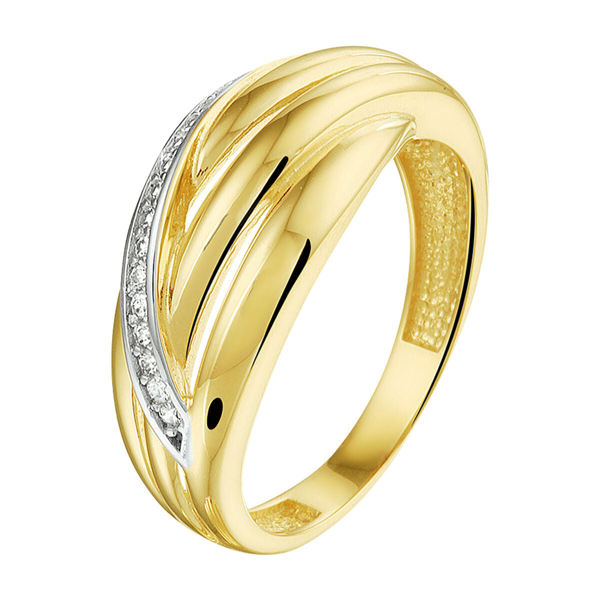 Fantasy Collection Ring zirkonia 14K geelgoud
