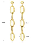 14K geelgouden oorhangers schakel 49 mm - 4034460 - PansiteNederland.nl