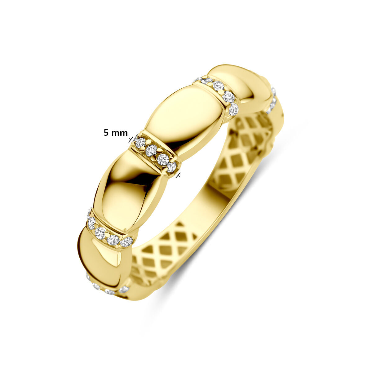 Fantasy Collection Ring zirkonia 14K geelgoud