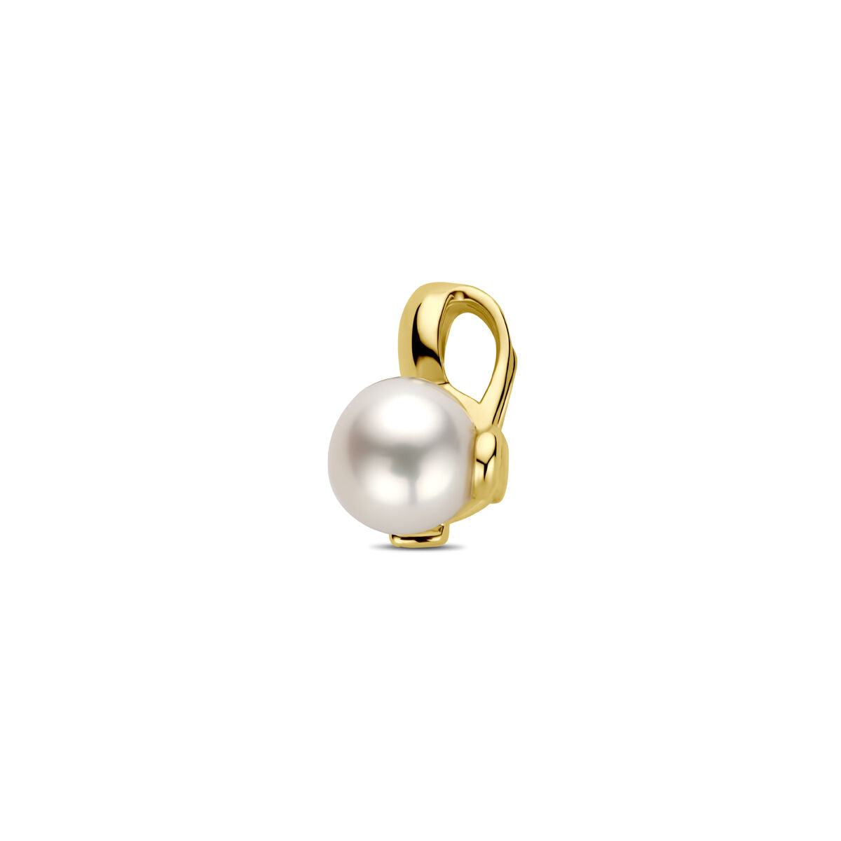 Fantasy Collection Hanger parels en diamant 0.02ct h si 11 mm 14K geelgoud